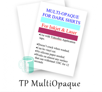 A4 Sublimation For Dark Color TP MULTIOPAQUE Paper (50 Quantity, Exc VAT)