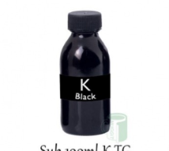 Sublimation Ink 100ml Black, Packaging Size: Bottle