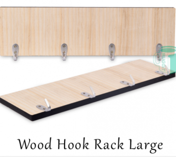 Stock Wood Hook Rack Large